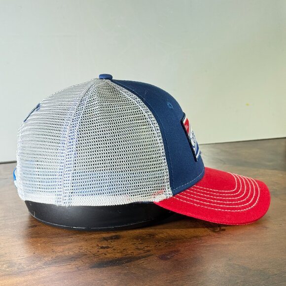 Caterpillar CAT 1925 USA Flag Snapback Mesh Cap/Hat - Picture 2 of 5